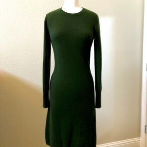 Fall cashmere knit dress
